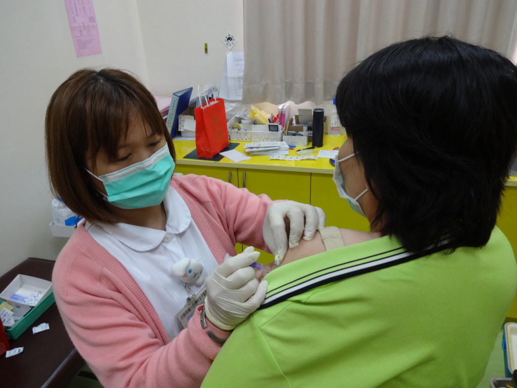 收容人流感疫苗施打情形