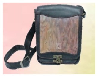 皮件工坊產品-中性斜背包(雕刻皮)