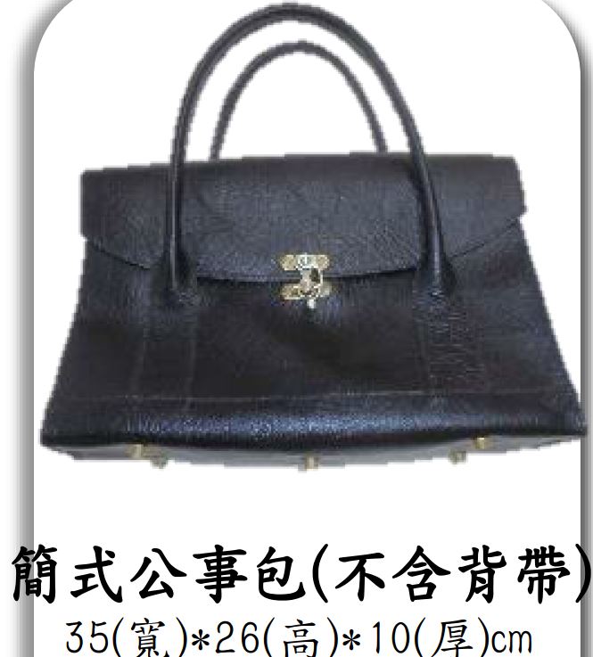 簡式公事包(不含背帶)